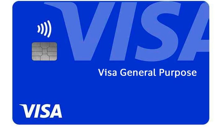 Visa general purpose card
